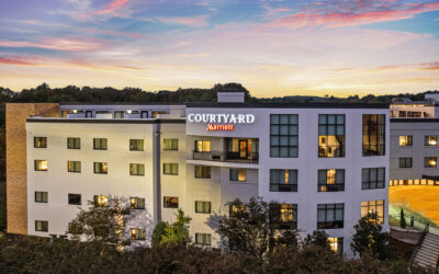 Hotel Photography at Courtyard Oxford MS | Rooftop Living in the Heart of SEC Country